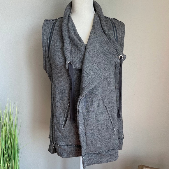 NWT Neon Buddha Idyllic Zip Moto Vest medium - Picture 3 of 9